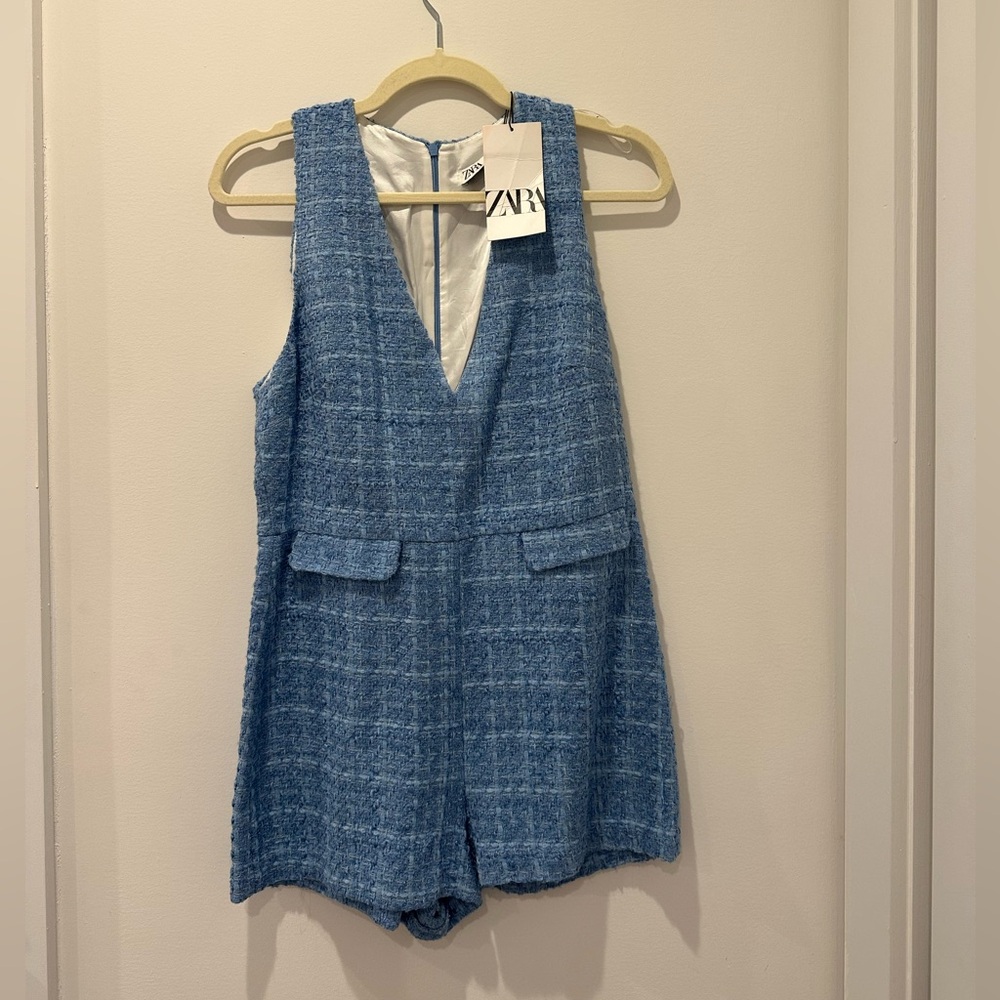 NWT Zara tweed jumper/romper